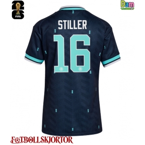 Tyskland Angelo Stiller #16 Bortatröja Dam VM 2026 Kortärmad